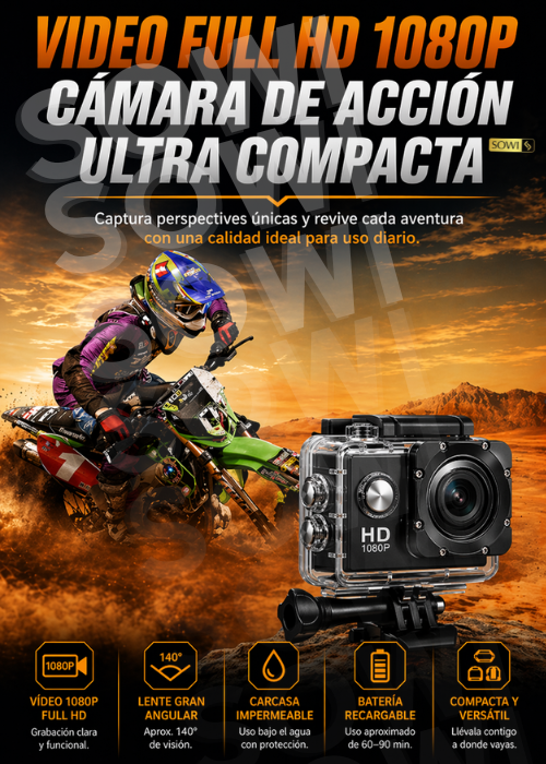 👉 🔥 Combo Motero 3 en 1: Intercomunicador + Cámara + Candado 🔥
