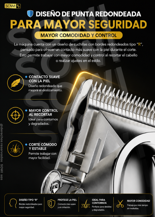 😍 Kit de Barbería 9 en 1: Máquina de Corte + Afeitadora 3 en 1 + Accesorios😍