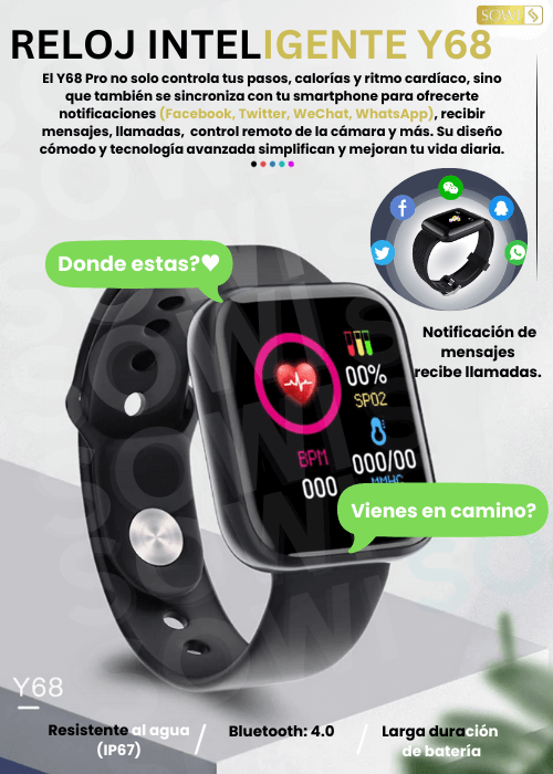 Super Combo Maleta Antirrobo Con Carga+Termo Digital+Obsequio De Reloj inteligenteY68🎁®