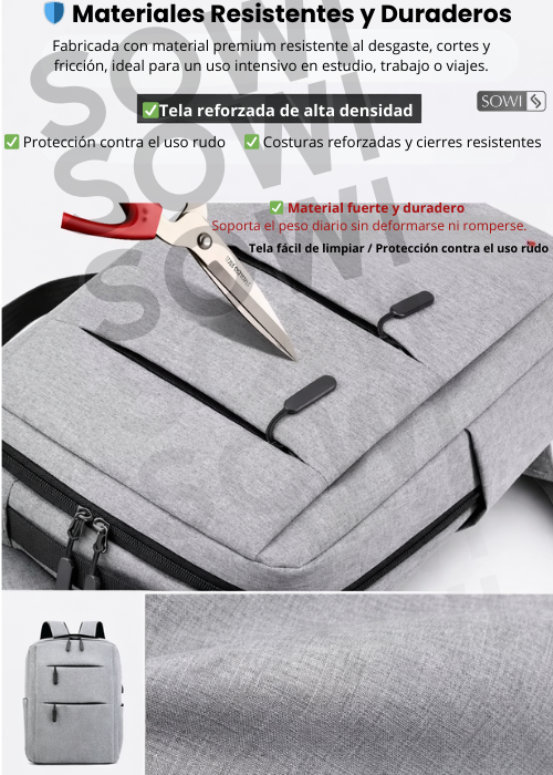 🚀 Pack 3 en 1 de alta calidad   Mochila + Bolso + Cartuchera de obsequio🎁