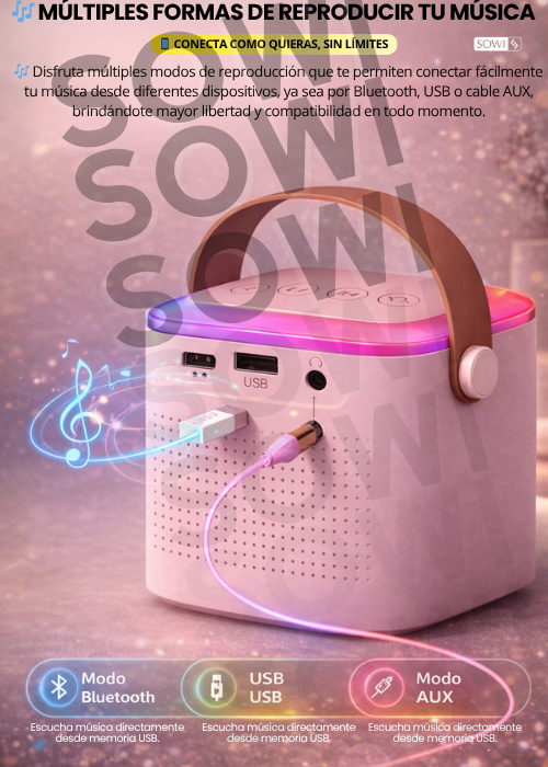 🎤COMBO KARAOKE + MICROFONO + DIADEMA + SMARTWATCH 😍
