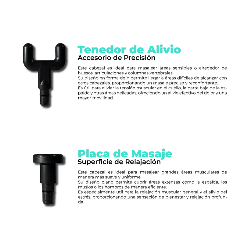 COMBO PISTOLA MASAJEADORA TERAPEUTICA + TAPETE MASAJEADOR 😍