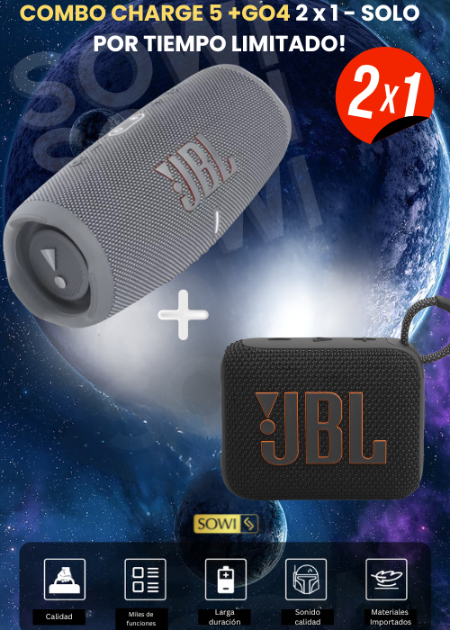 COMBO CHARGE 5 +GO4 2 x 1 - SOLO POR TIEMPO LIMITADO!