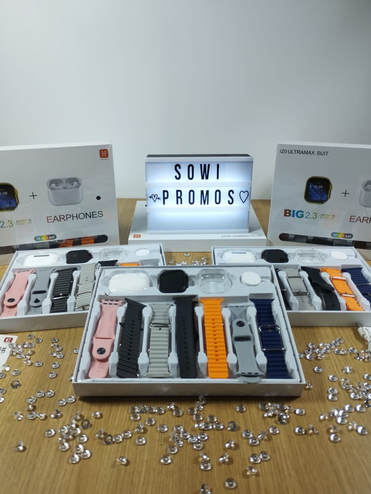 COMBO ULTRA (10 EN 1)+AIRPODS+8 CORREAS+PROTECTOR GRATIS.🎁