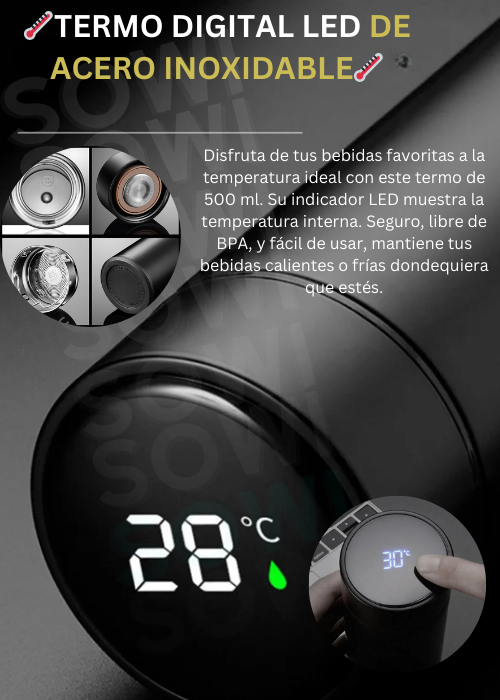 🚀 Combo 5 en 1 : Mochila  + Termo LED  + Audífonos F9 +Reloj T500+Set de bandas